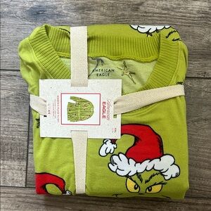 American Eagle Outfitters Green Grinch PJ set